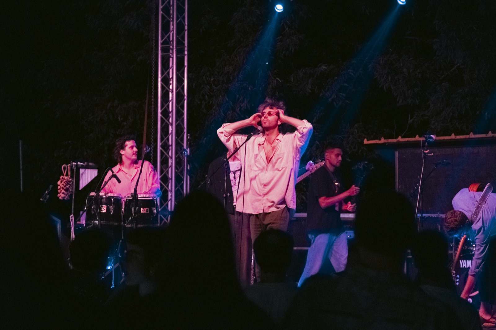 Concerto dal vivo dopo il tramonto